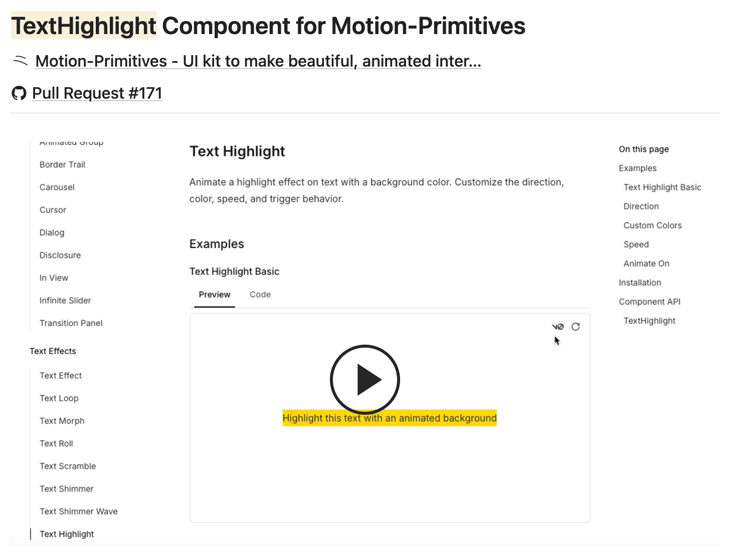Recent open source contributions